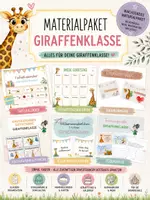 Vorschau - Arbeitsblätter - Giraffenklasse Materialpaket - Deckblatt