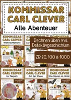 Vorschau - Arbeitsblätter - Rechenabenteuer Kommissar Carl Clever - Deckblatt