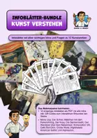 Vorschau - Arbeitsblätter - Kunst verstehen – Bundle zu 13 berühmten Kunstwerken (Infoblätter für den Kunstunterricht, Sekundarstufe I) - Deckblatt