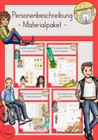 Vorschau - Stundenentwürfe - Personenbeschreibung Klasse 2 - Deckblatt