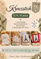 Vorschau - Stundenentwürfe - XXL-Paket - gebundenes Sticken - Werken und Gestalten – 3./4. Klasse - Deckblatt
