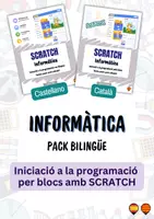 Vista previa - Unidades / Secuencias / Situaciones de Aprendizaje - Pack bilingüe: Iniciació a la programació amb Scratch (català i castellà) - Portada