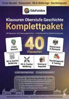 Vorschau - Klassenarbeiten - XXL-PAKET: 40x Klausuren Geschichte Oberstufe (Q1/Q2) | inkl. EWH | Von der Frühen Neuzeit bis heute - Deckblatt