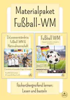 Vorschau - Mal- und Bastelvorlagen - Materialpaket Fußball-WM - Leseverständnis fördern und basteln - Deckblatt