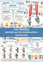 Vorschau - Fördermaterial/Inklusion - Kita-Abschied Bundle | Urkunden, Medaillen & Briefvorlagen | Einschulung & Abschied Kindergarten - Deckblatt