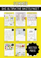 Vorschau - Arbeitsblätter - Das ultimative Sommer - Bastelpaket für Kinder - Deckblatt