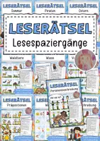 Vorschau - Arbeitsblätter - Lesespaziergänge - Deckblatt