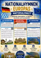 Vorschau - Arbeitsblätter - Materialpaket Hymnen - Deckblatt