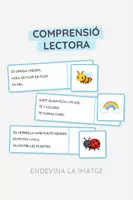 Vista previa - Hojas de trabajo - Comprensió lectora - Endevina la image - PRIMAVERA (pal, lligada i impremta) - Portada