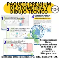 Vista previa - Unidades / Secuencias / Situaciones de Aprendizaje - PAQUETE PREMIUM DE GEOMETRÍA Y DIBUJO TÉCNICO - Portada