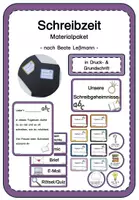 Vorschau - Merkblätter - Materialpaket: Schreibzeit nach B. Leßmann - Deckblatt