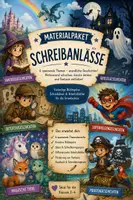 Vorschau - Arbeitsblätter - Materialpaket: bunte Schreibanlässe – 6 spannende Themenwelten - Deckblatt