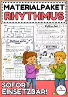 Vorschau - Arbeitsblätter - Materialpaket "Rhythmus" - Musik Jg.3-6 - Deckblatt