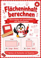 Vorschau - Arbeitsblätter - Flächeninhalt - Materialpaket ab Klasse 5 - Deckblatt