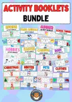 Vorschau - Arbeitsblätter - Activity Booklets: Bundle (Englisch Grundschule) - Deckblatt