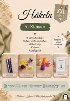 Vorschau - Stundenentwürfe - XXL-Paket - Häkeln - Werken und Gestalten - 4. Klasse - Deckblatt