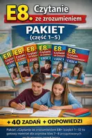 zapowiedź - Pakiet materiałów - czytanie ze zrozumieniem - 5 części - obwoluta