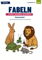 Vorschau - Arbeitsblätter - Materialpaket Fabeln Klasse 5/6 | Klassenarbeiten mit Erwartungshorizont - Deckblatt