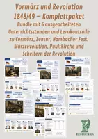 Vorschau - Unterrichtsreihen - Vormärz und Revolution 1848/49 – Komplettpaket - Deckblatt