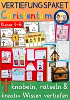 Vorschau - Stundenentwürfe - Christentum VERTIEFUNGSPAKET Klasse 3-6 Weltreligionen - Deckblatt