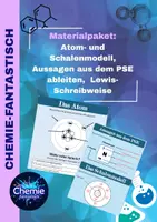 Vorschau - Arbeitsblätter - Materialpaket: Atom- und Schalenmodell, Aussagen aus dem PSE, Lewis-Schreibweise - Deckblatt