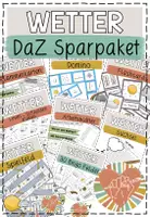 Vorschau - Arbeitsblätter - WETTER Großes DaZ Sparpaket - Deckblatt