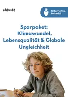 Vorschau - Unterrichtsreihen - Geographie Mega-Bundle – Klimawandel, Lebensqualität & Globale Ungleichheit - Deckblatt