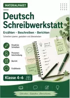 Vorschau - Stundenentwürfe - Deutsch Schreibwerkstatt Klasse 4 bis 6: Erzählen, Beschreiben und Berichten üben - Deckblatt
