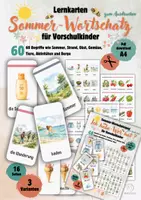 Vorschau - Spiele - Sommer-Wortschatzpaket | Sprachspiele & Lernkarten für Kindergarten und Vorschule - Deckblatt
