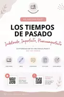 Vorschau - Arbeitsblätter - Los tiempos del pasado | XXL-Materialpaket mit QR-Codes - Deckblatt