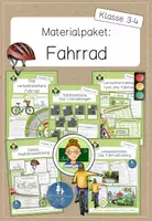 Vorschau - Arbeitsblätter - Materialpaket: Radfahrausbildung und Verkehrserziehung (Klasse 3-4) - Deckblatt