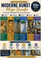 Vorschau - Arbeitsblätter - Moderne Kunst Mega Bundle XXL – Jugendstil, Impressionismus, Kubismus & Surrealismus | 150+ Folien - Deckblatt