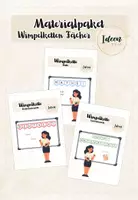 Vorschau - Anderer Materialtyp - Materialpaket Wimpelketten Klassenaushang Fächer - Deckblatt