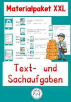 Vorschau - Stundenentwürfe - Bundle: Sach- und Textaufgaben - Deckblatt