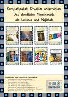 Vorschau - Stundenentwürfe - Komplettpaket: Drucklos unterrichten - Christliches Menschenbild - Deckblatt