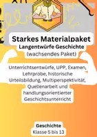 Vorschau - Stundenentwürfe - UPP Geschichte - Deckblatt