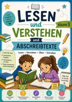 Vorschau - Arbeitsblätter - Materialpaket : Lesen und Verstehen & Abschreibtexte – Klasse 3 - Deckblatt