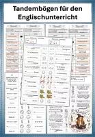 Vorschau - Arbeitsblätter - Tandembögen für den Englischunterricht (wachsendes Paket) - Deckblatt