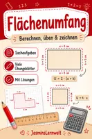 Vorschau - Arbeitsblätter - Flächenumfang berechnen – Sachaufgaben & Übungen (Materialpaket) - Deckblatt
