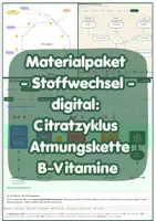 Vorschau - Unterrichtsreihen - Materialpaket: Stoffwechsel - digitale Lernapps - Deckblatt
