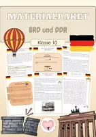 Vorschau - Arbeitsblätter - BRD und DDR - Deckblatt