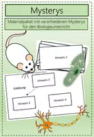 Vorschau - Stundenentwürfe - Mysterys für den Biologieunterricht - Deckblatt