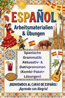 Vorschau - Unterrichtsreihen - Spanische Grammatik: Akkusativ- & Dativpronomen (Kombi-Paket+ Lösungen) - Deckblatt