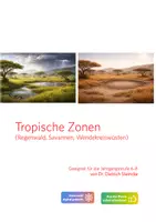 Vorschau - Arbeitsblätter - Materialpaket: Tropische Zonen - Deckblatt