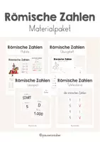 Vorschau - Arbeitsblätter - Römische Zahlen (Materialpaket) - Deckblatt