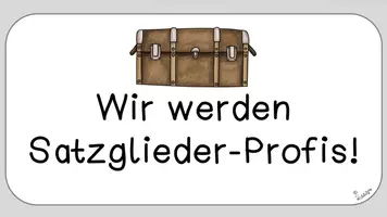 Vorschau - Arbeitsblätter - Materialpaket Satzglieder - Deckblatt