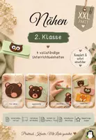 Vorschau - Stundenentwürfe - XXL-Paket - Nähen - Werken und Gestalten – 2. Klasse - Deckblatt