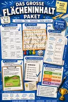 Vorschau - Stundenentwürfe - Materialpaket- Thema Flächen (Stunden, Arbeitsblätter und Spiele) - Deckblatt
