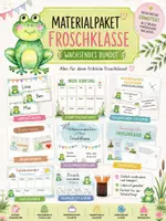 Vorschau - Arbeitsblätter - Froschklasse – Wachsendes Materialpaket für Klassenorganisation in der Grundschule - Deckblatt