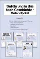 Vorschau - Arbeitsblätter - Einführung in das Fach Geschichte (Materialpaket) - Deckblatt